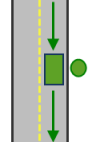 Left side of vehicle with left-hand traffic Left side of vehicle with left-hand traffic